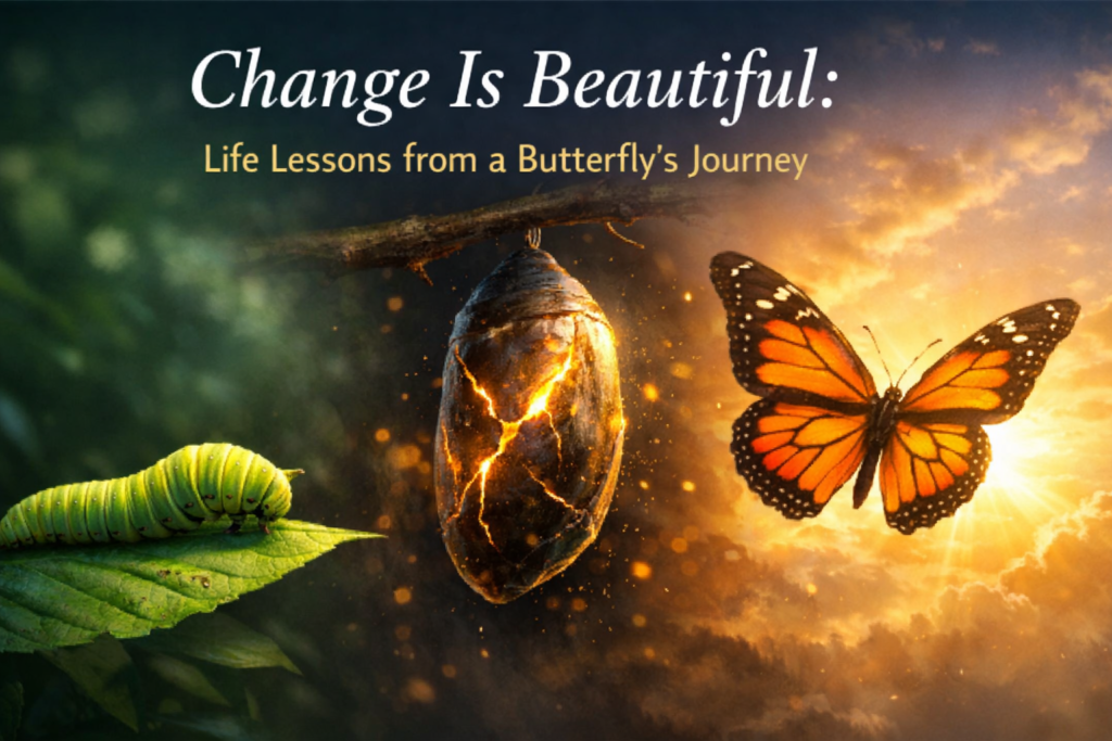 How the Butterfly’s Metamorphosis Teaches Us to Embrace Change and Transformation